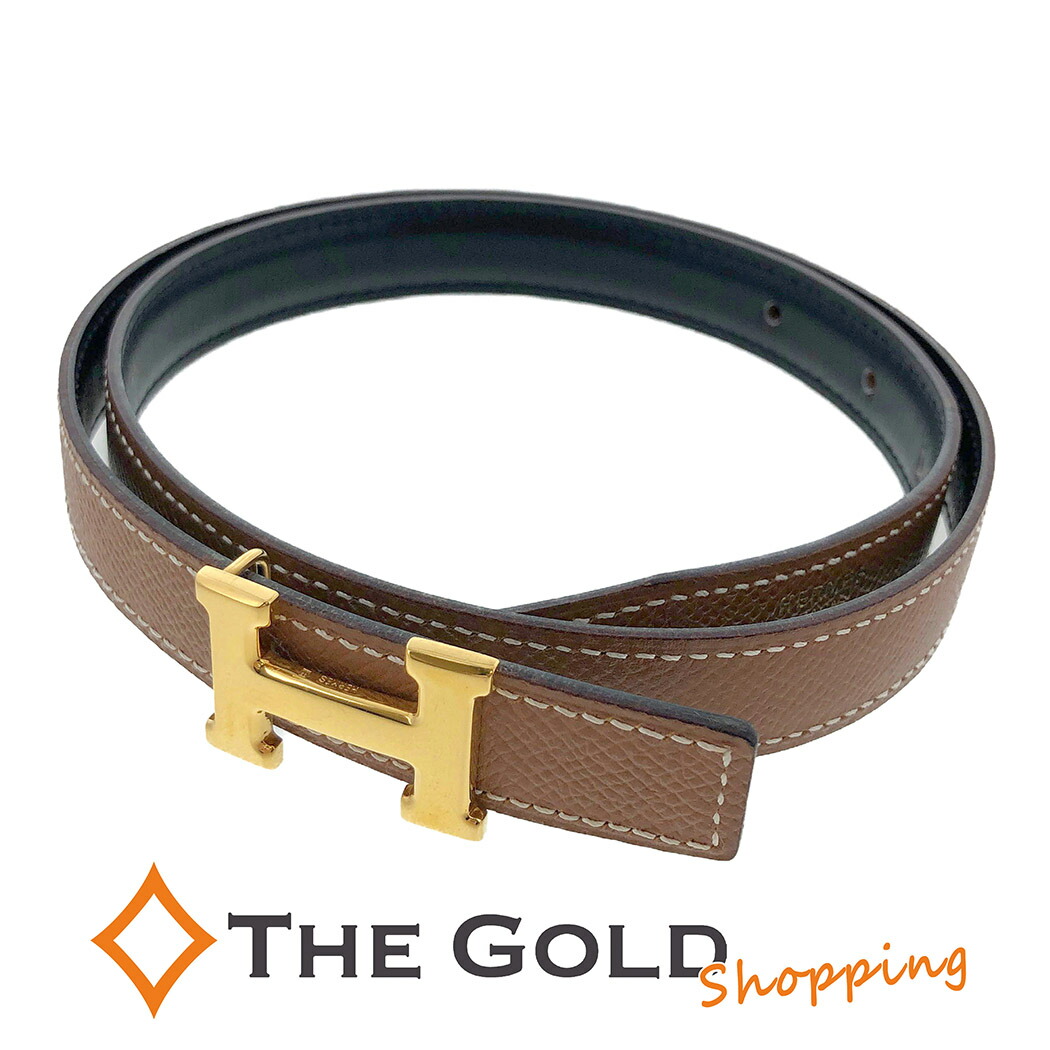 楽天市場】エルメス☆ リバーシブル ミニコンスタンス Hベルト 〇Z刻印