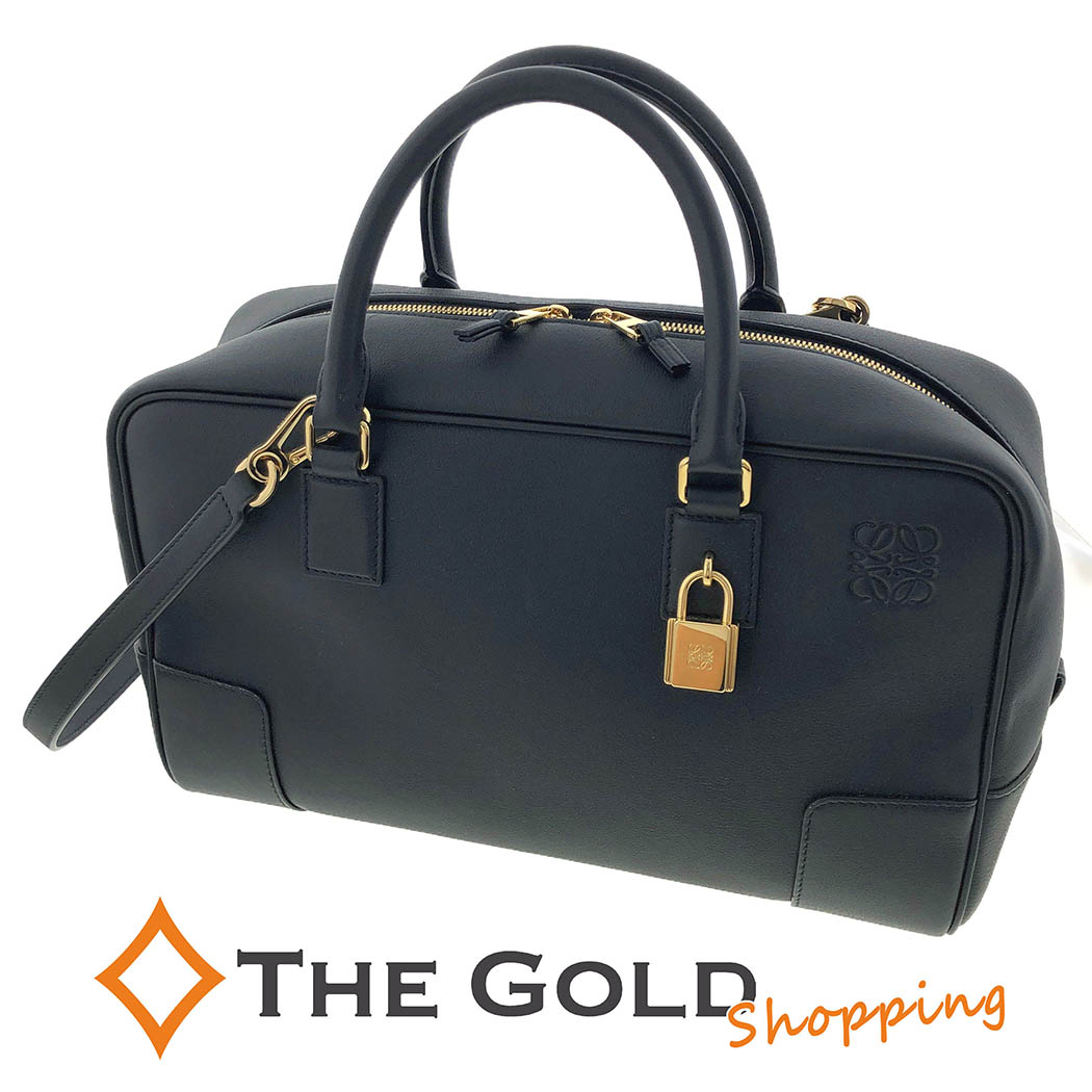 楽天市場】ロエベ アマソナ28 ナパカーフスキン ブラック 2WAY