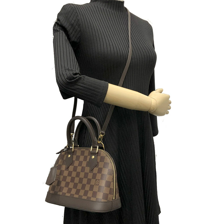 楽天市場】斜め掛け ルイヴィトン アルマ BB ダミエ エベヌ 2WAY