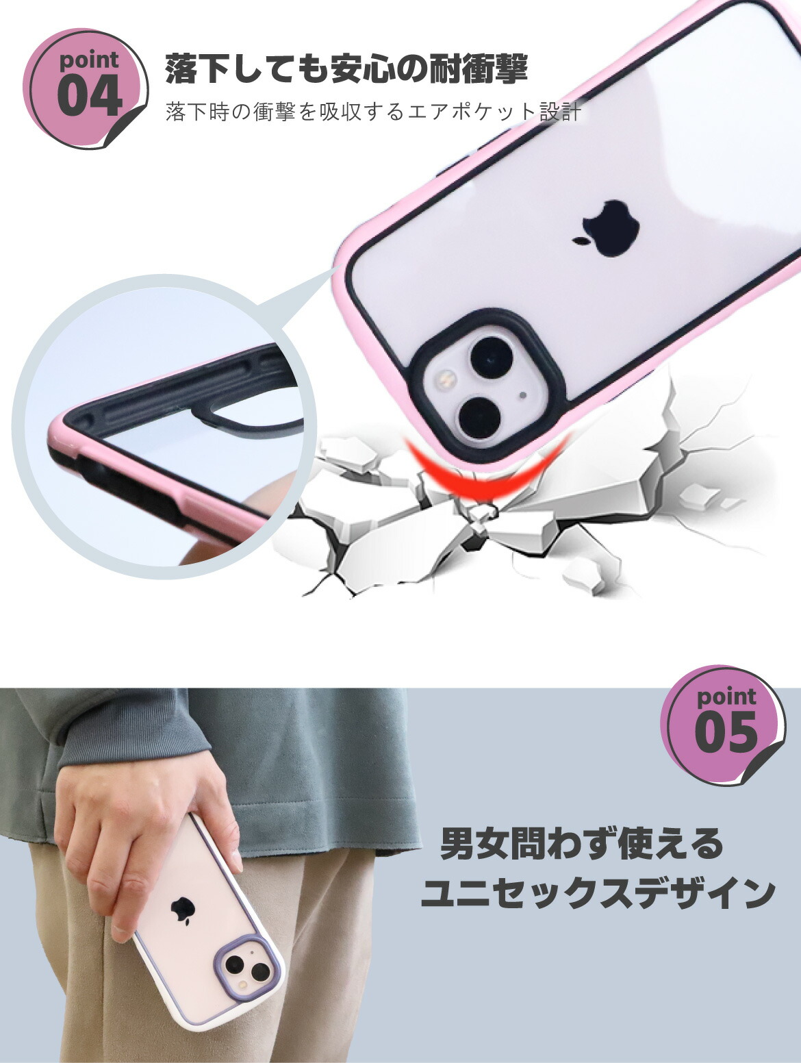 楽天市場】【LINE登録で10％OFF】 iPhone14 ケース 耐衝撃 クリア