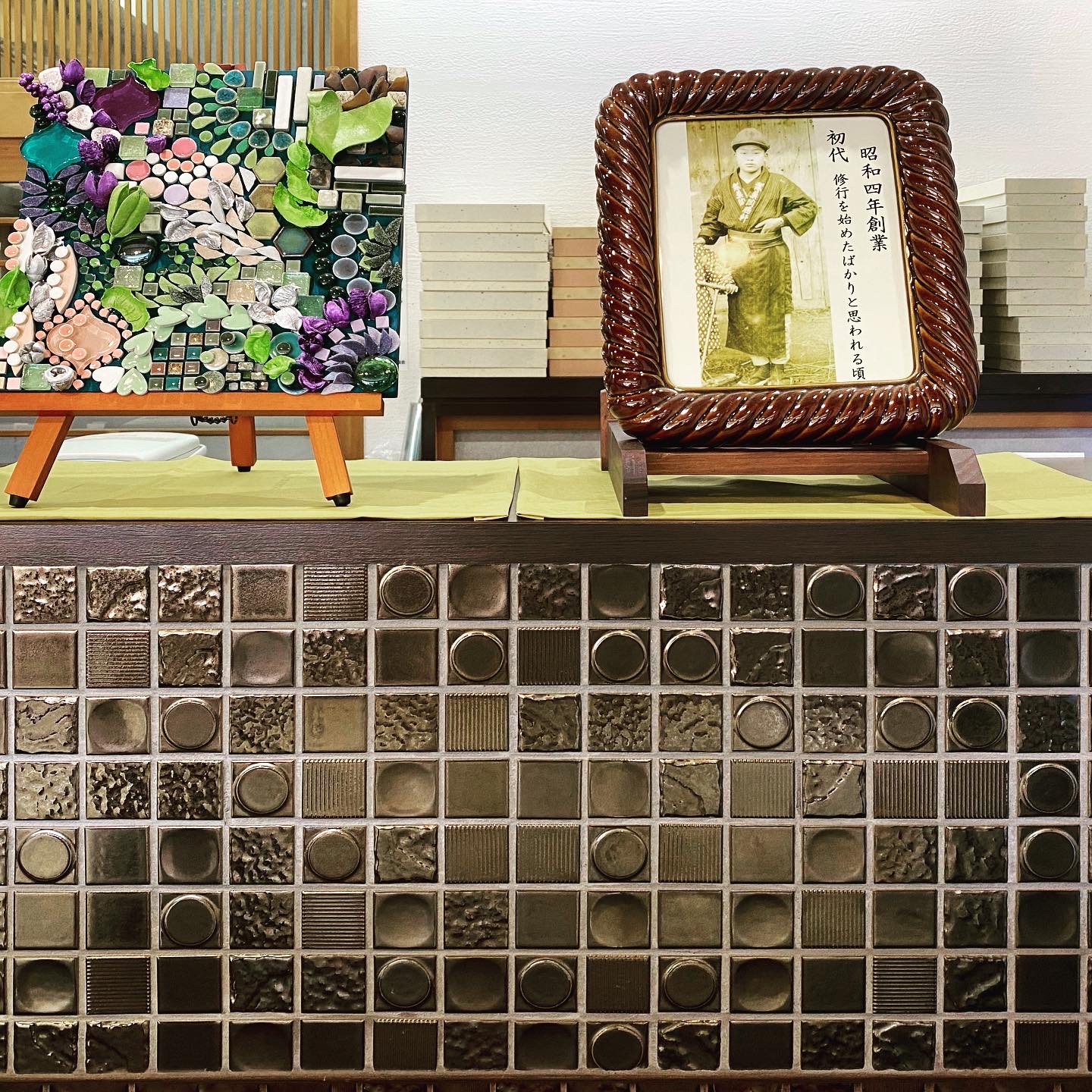 楽天市場】50角 壁用 モザイクタイル シート（36粒）販売 メタリック