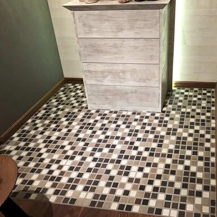 楽天市場】モザイクタイル シート 40角 カラント 無釉 磁器