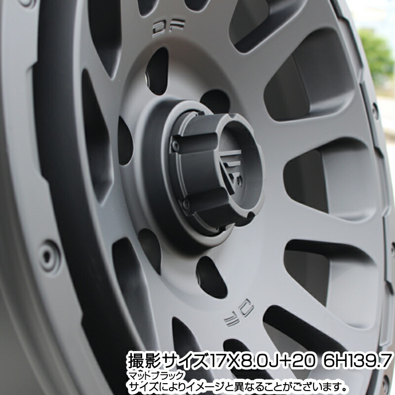 楽天市場】DELTA FORCE デルタフォース オーバル 6穴 ホイール 17