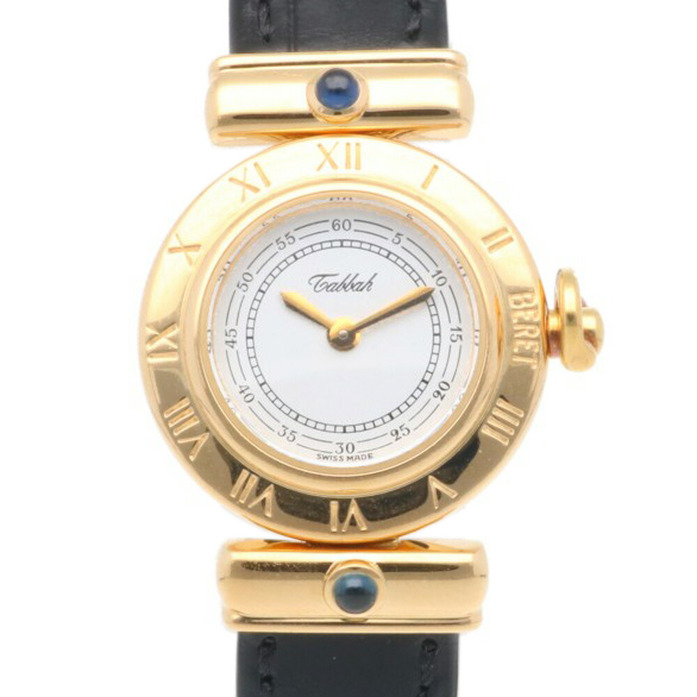 楽天市場】タバー BERET 腕時計 時計 タバー 18金 クオーツ レディース