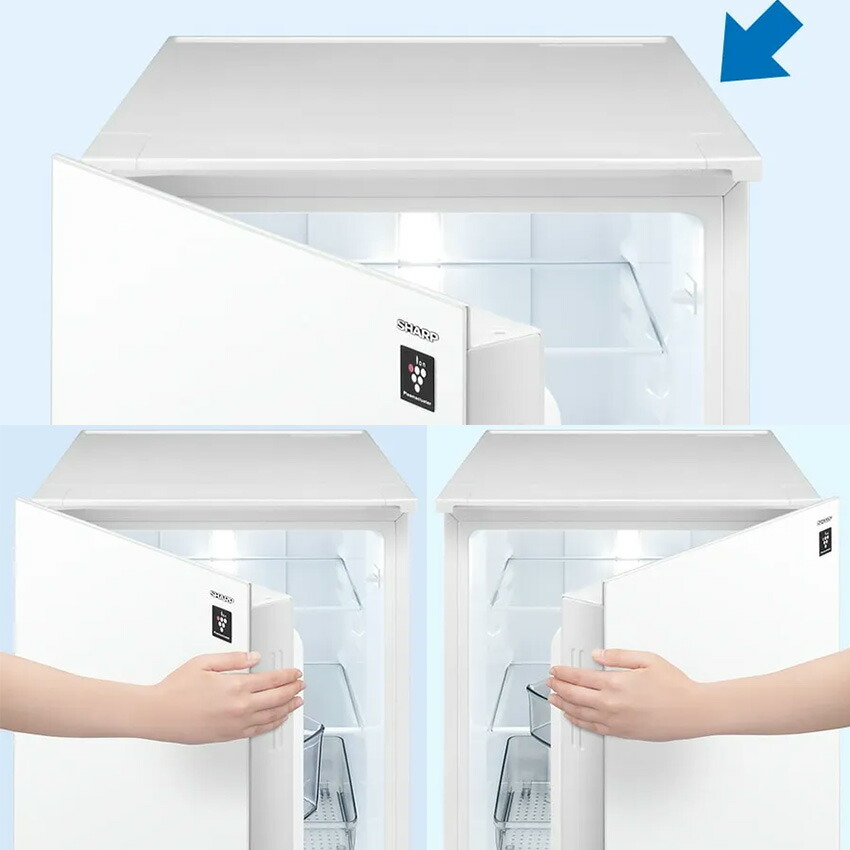 楽天市場】SHARP 冷蔵庫 SJ-GD15R ピュアブラック クリアホワイト