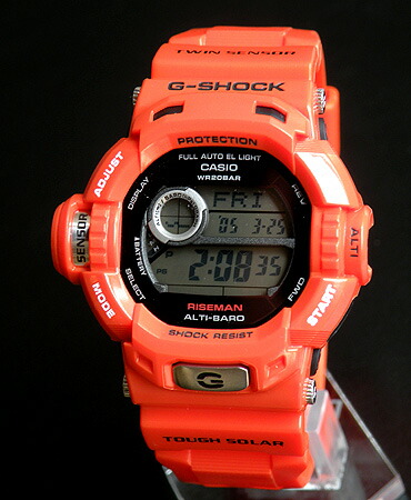 楽天市場】レスキューオレンジ CASIO カシオ 防水 腕時計 時計 メンズ