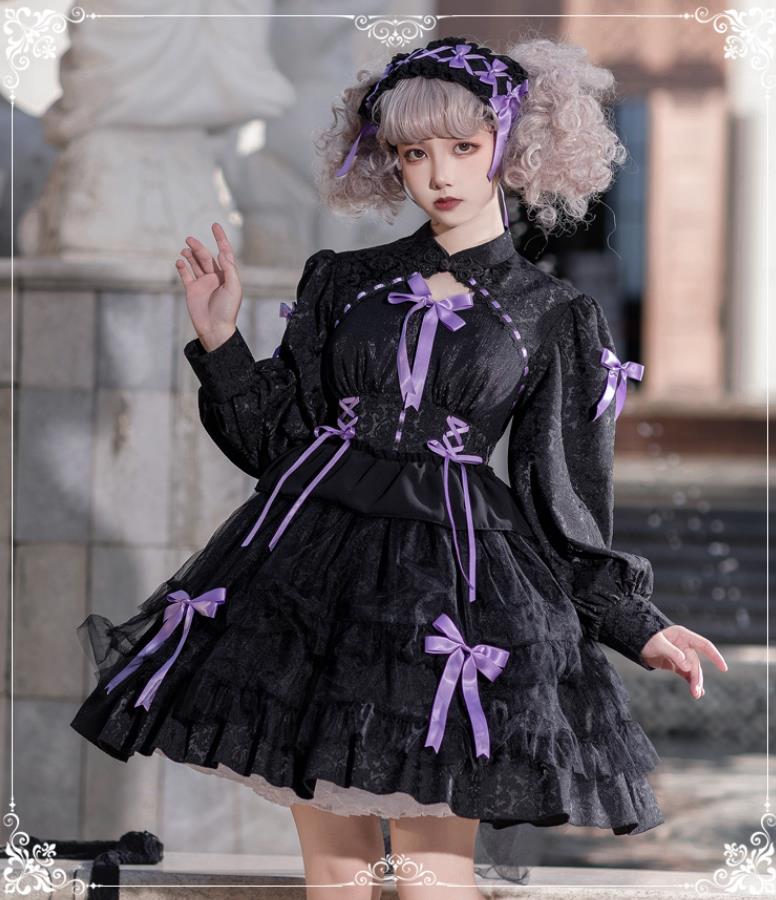 楽天市場】2023新発/数量限定/Lolita系 長袖/ワンピース OP 日常 写真