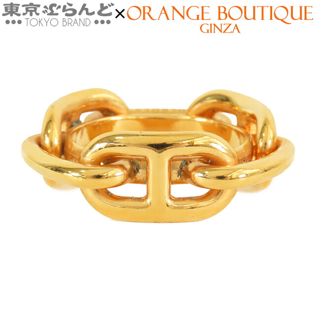 楽天市場】hermes スカーフリング シェーヌダンクル ゴールドの通販