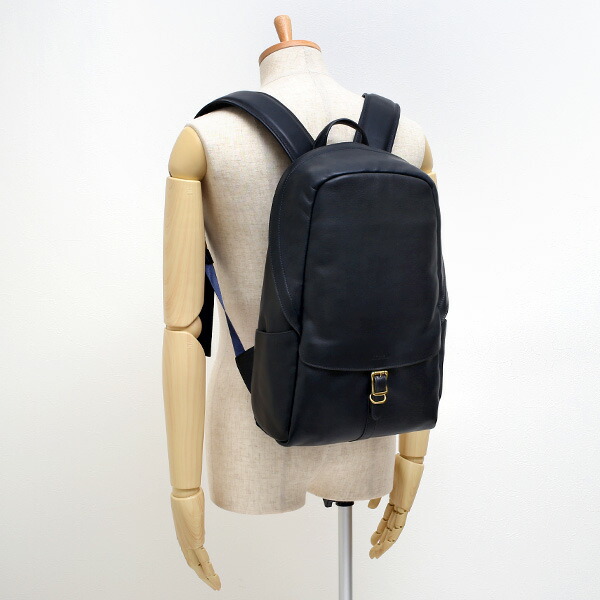 楽天市場】リュック メンズ レディース 本革 レザー ブルー ネイビー