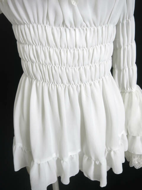 楽天市場】【中古】ATELIER PIERROT / レースシャーリング姫袖ブラウス