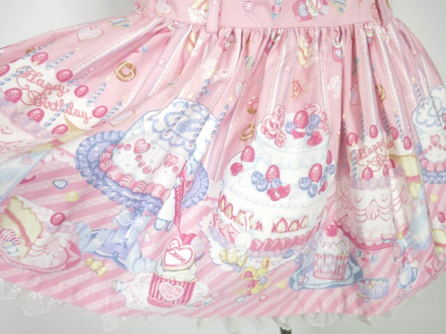 楽天市場】【中古】 Angelic Pretty / Whip Factory サロペットJSK