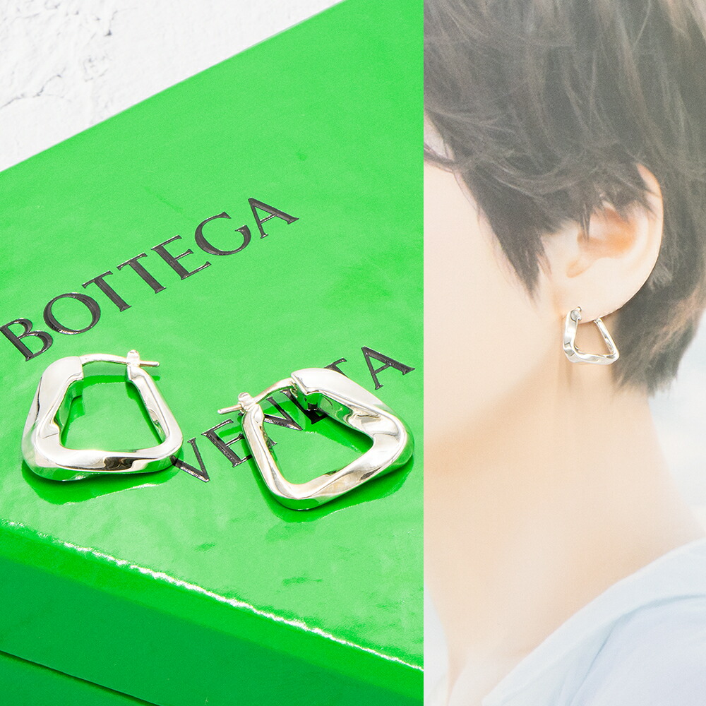 BOTTEGA VENETA 925シルバー スパイラルピアス(両耳用) 【公式通販】
