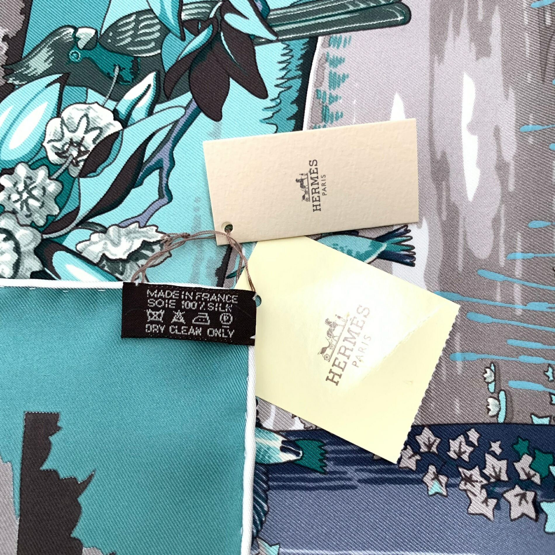 楽天市場】未使用品 HERMES エルメス レア カレ90 ニューイングランド