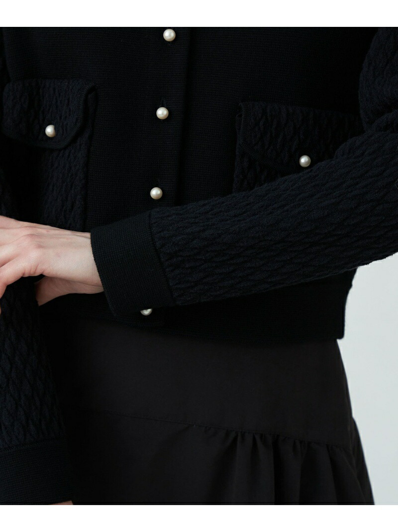 楽天市場】【SALE／40%OFF】ウールコットンパールコンビ クルーネック