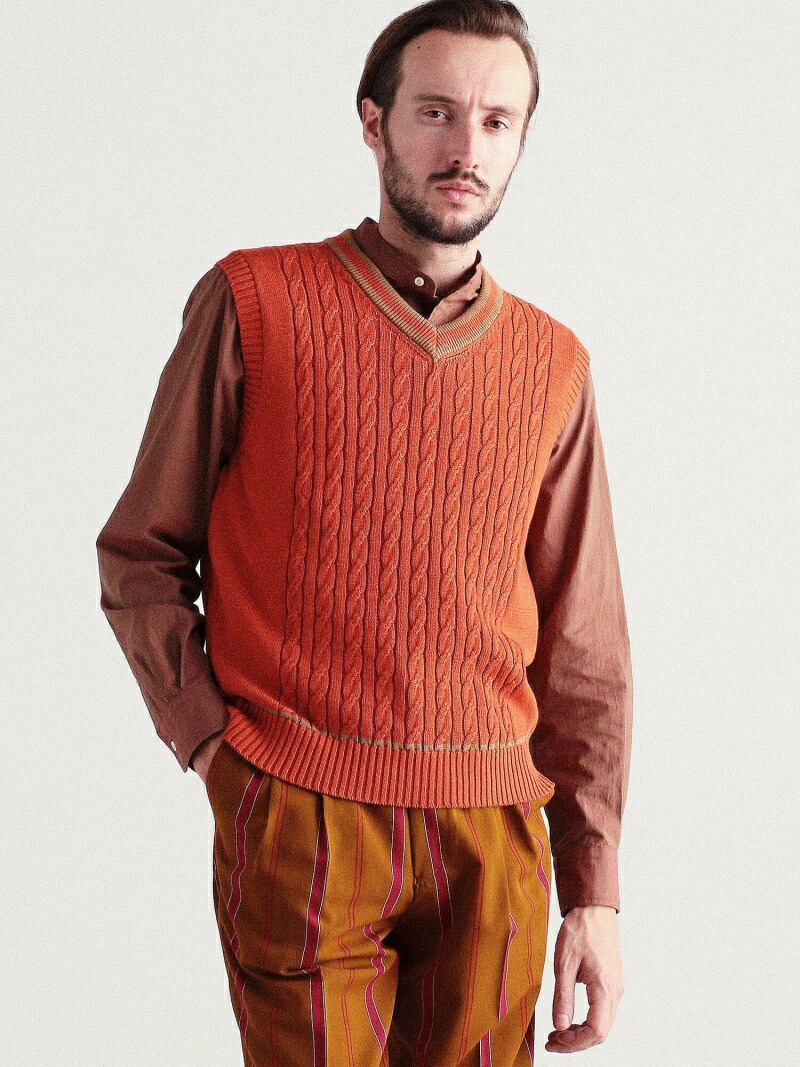 楽天市場】【SALE／50%OFF】オーガニックコットン チルデンベスト NAVY