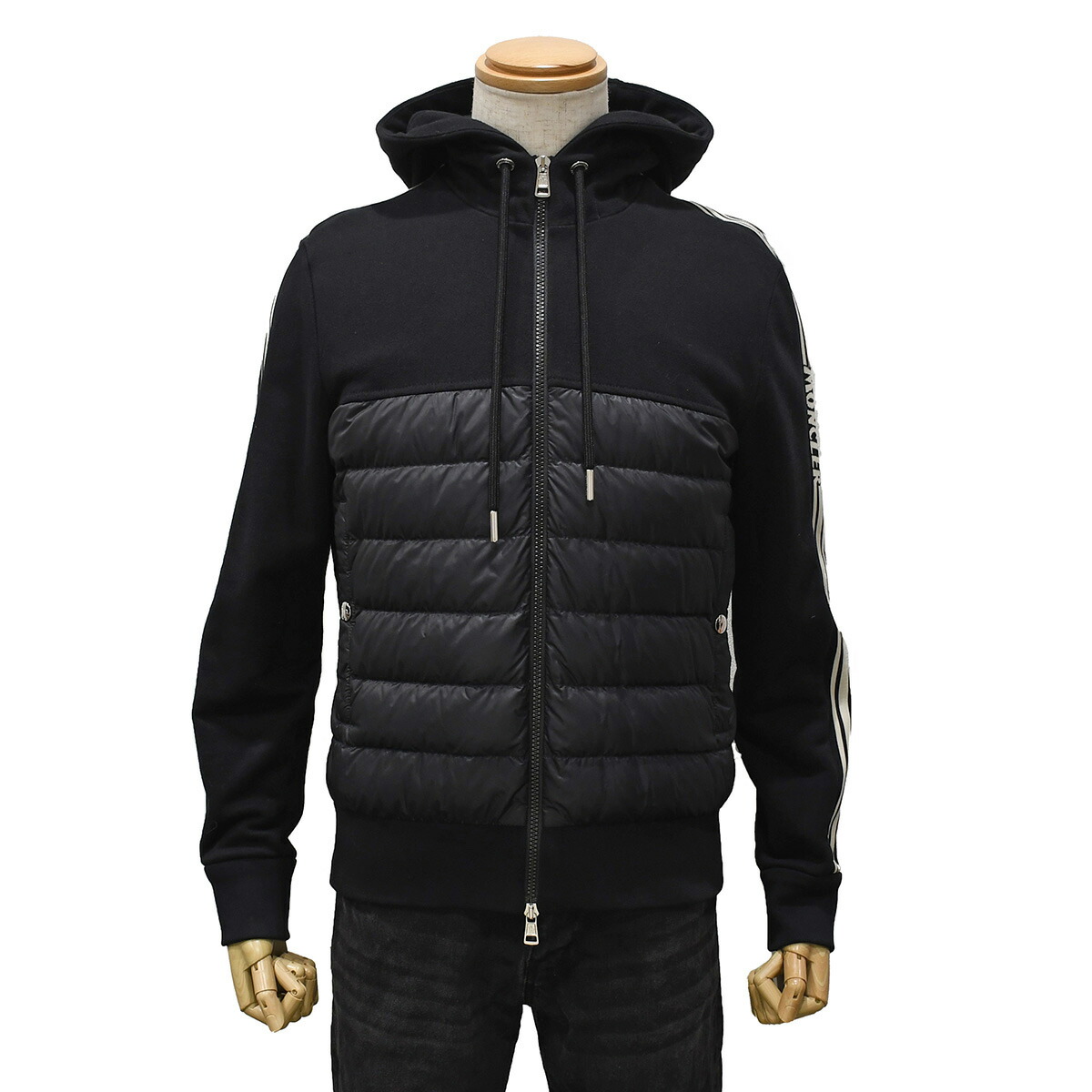 楽天市場】モンクレール MONCLER スウェット 切替 ダウンジャケット