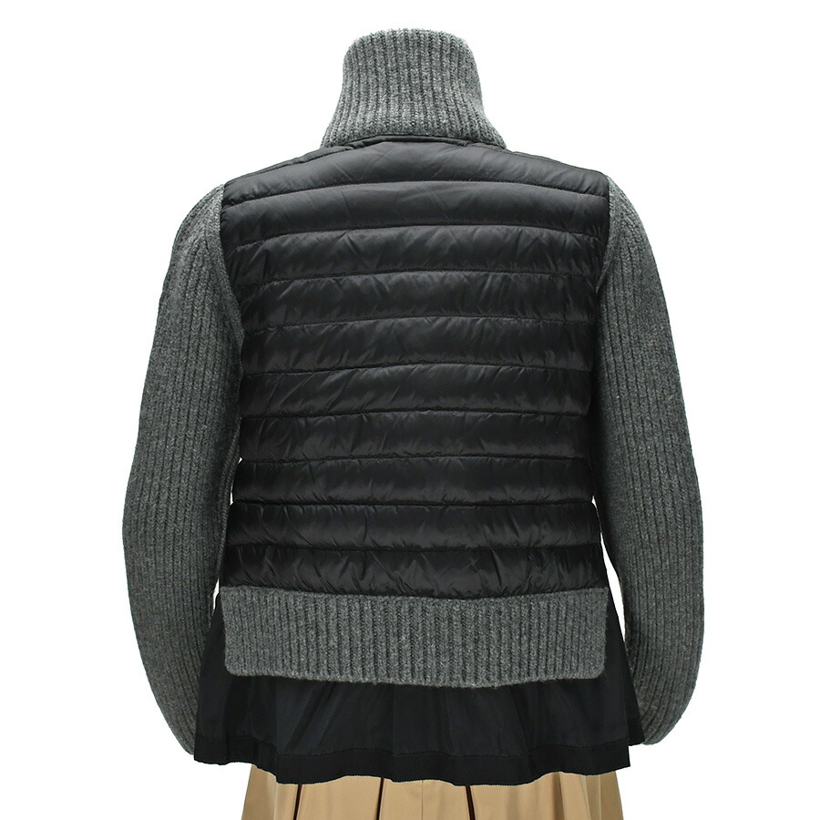 楽天市場】モンクレール MONCLER ダウンジャケット ニット切替 フリル