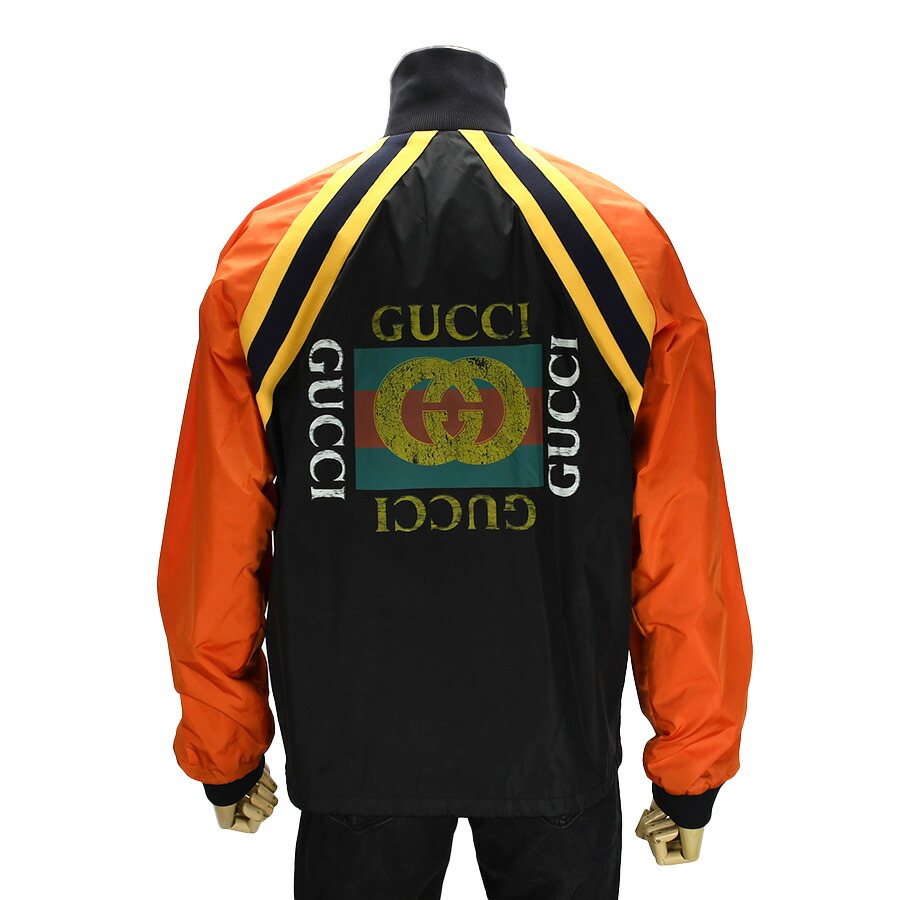 楽天市場】グッチ GUCCI ヴィンテージロゴ ナイロンジャケット 500958