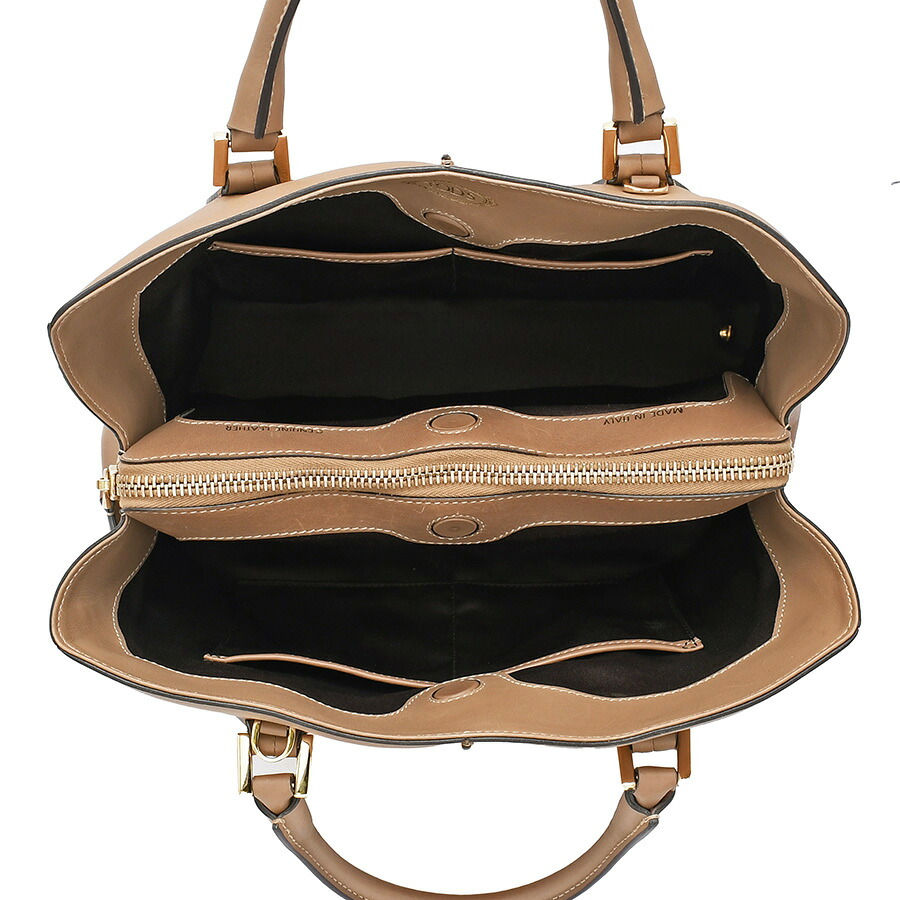 楽天市場】トッズ TOD'S Dキューブ 2wayハンドバッグ レザー ブラウン