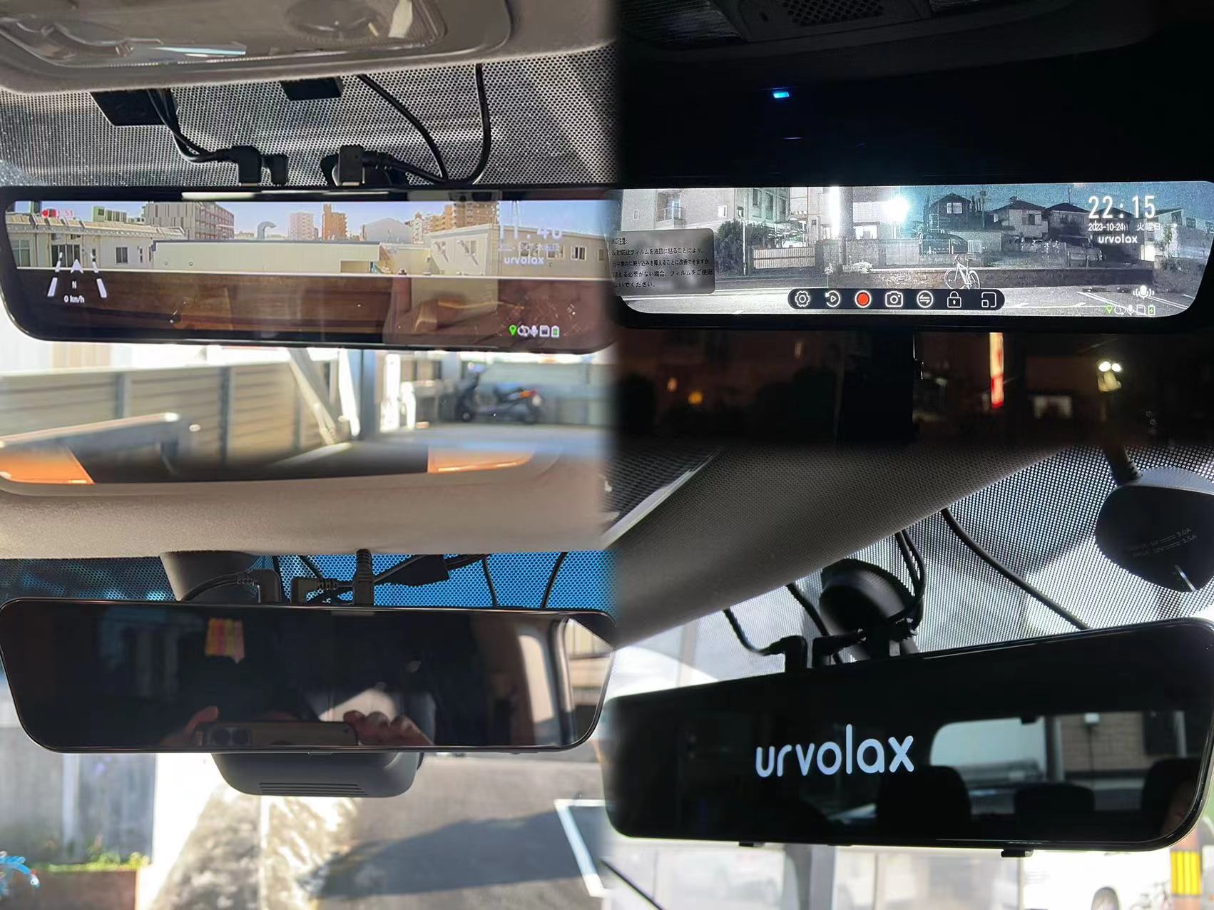 楽天市場】ドライブレコーダー ミラー型 前後 2カメラ 純正ミラー交換