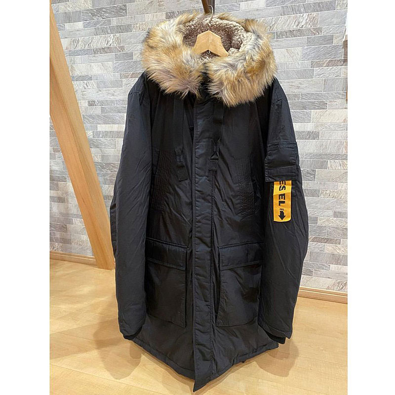 楽天市場】送料無料 DIESEL ディーゼル モッズコート 中綿コート