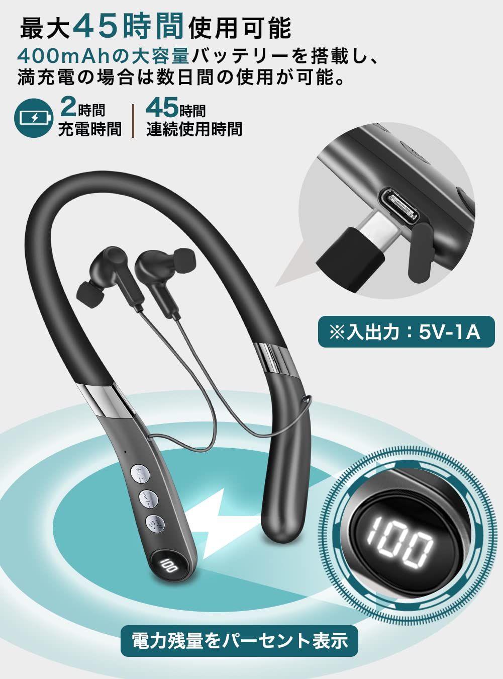 楽天市場】集音器 しゅうおんき 充電式 首かけ集音器 高齢者向け 軽量