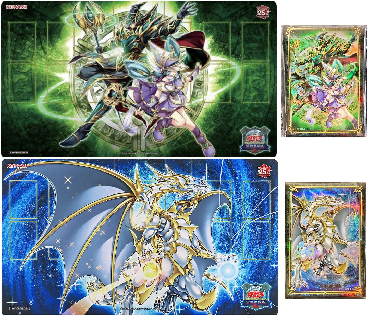 楽天市場】遊戯王 結束と絆の魔導師/誇りと魂の龍 デュエルセット 未