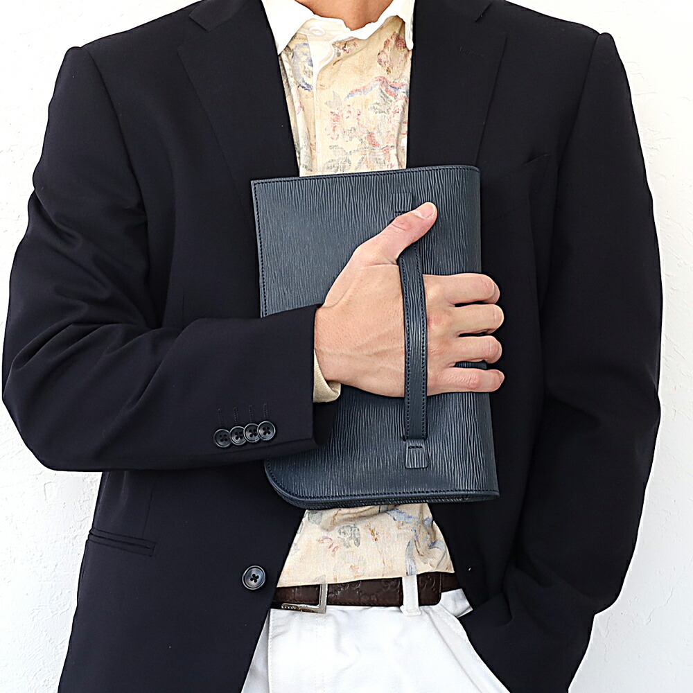 楽天市場】aniary アニアリ ウェーブ レザー クラッチ バッグ ブランド