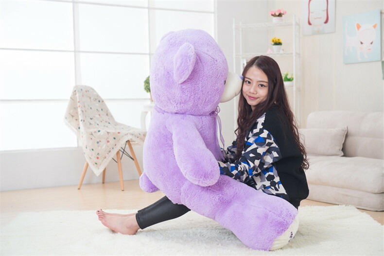 楽天市場】ラベンダークマ ぬいぐるみ 紫色160センチ 7種類選択可