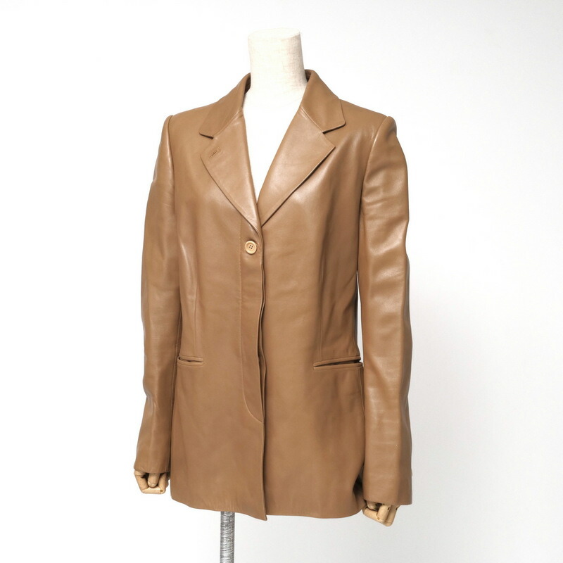 楽天市場】loewe レザー ジャケット（レディースファッション）の通販