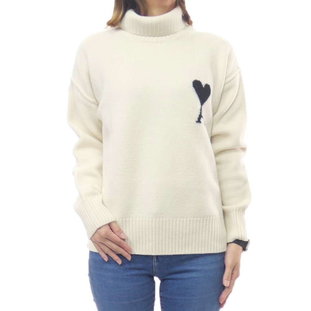 楽天市場】AMI PARIS アミパリス タートルネックニット セーター