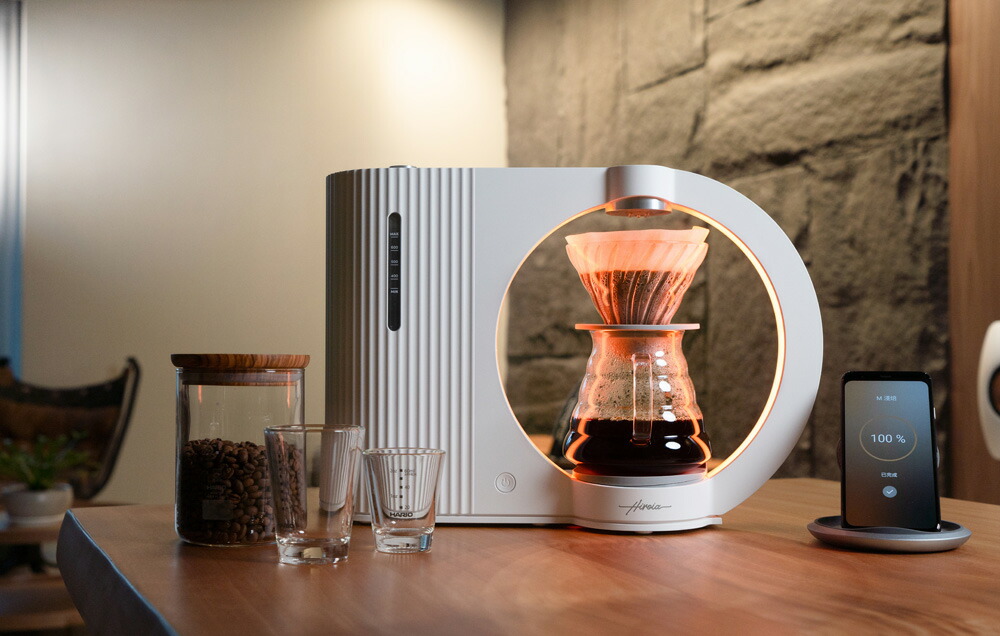 楽天市場】HARIO コーヒーメーカー Hikaru V60 Smart Brewer 3杯用