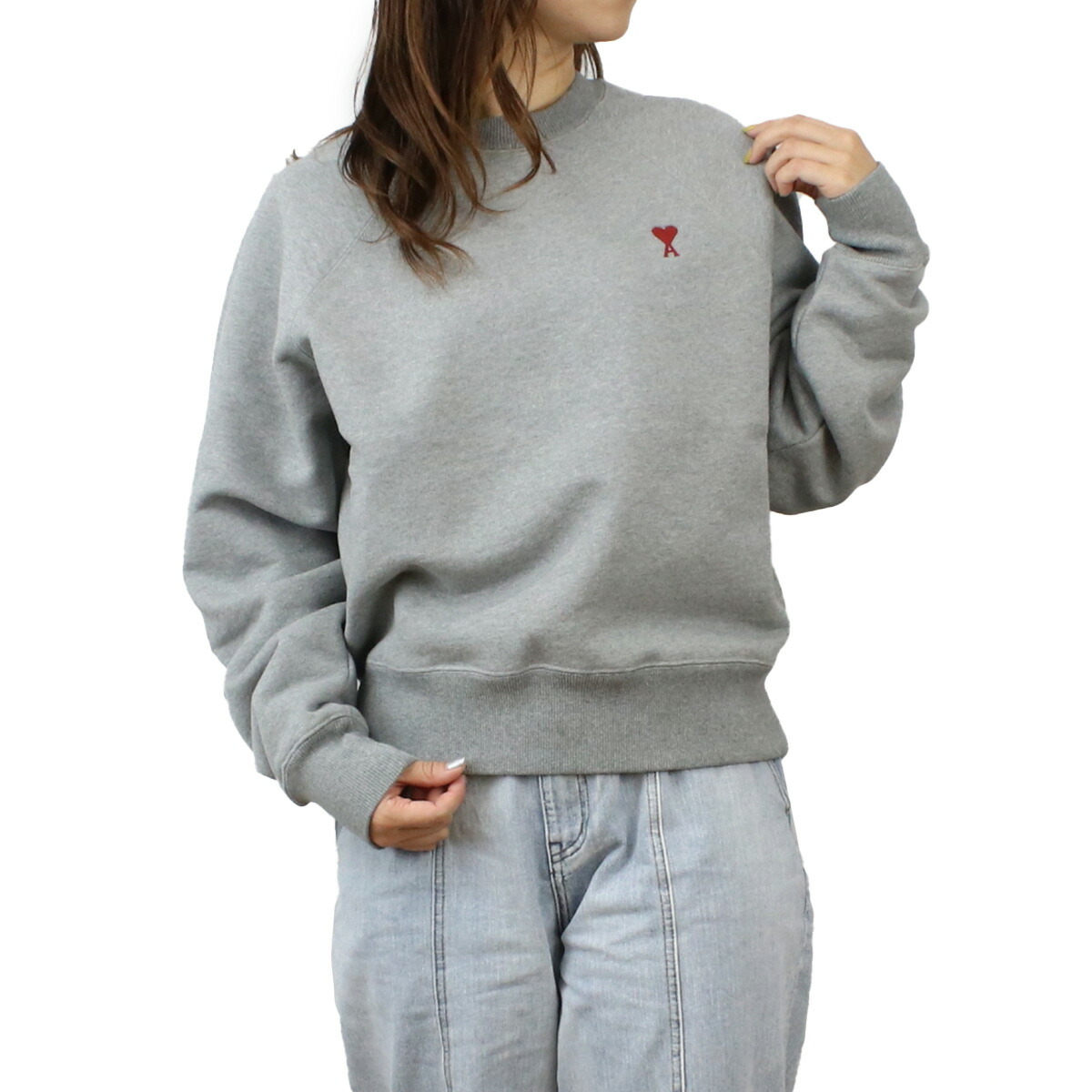 楽天市場】AMI PARIS アミパリス ハートロゴ スウェット BFUSW005.747