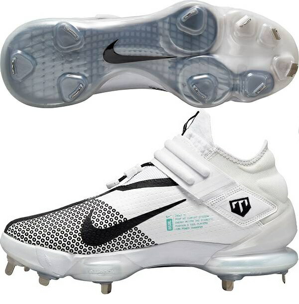 楽天市場】スパイク 野球 ハイカット 金具 黒 軽量 ネイビー マジック