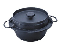 楽天市場】盛栄堂 南部ごはん釜 3合炊 f－414の通販