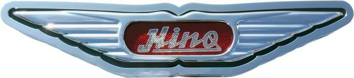 楽天市場】メッキ日野バスマークアンドン（小）【Hino文字有り