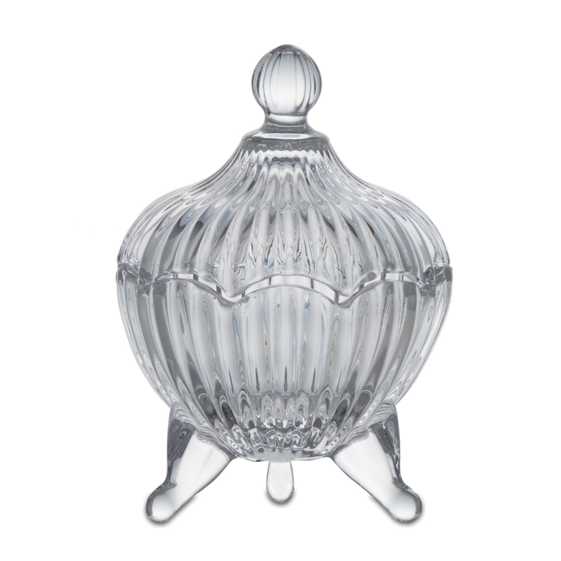 古いガラス 標本瓶 ヴィンテージ キャンディポット ガラスジャー