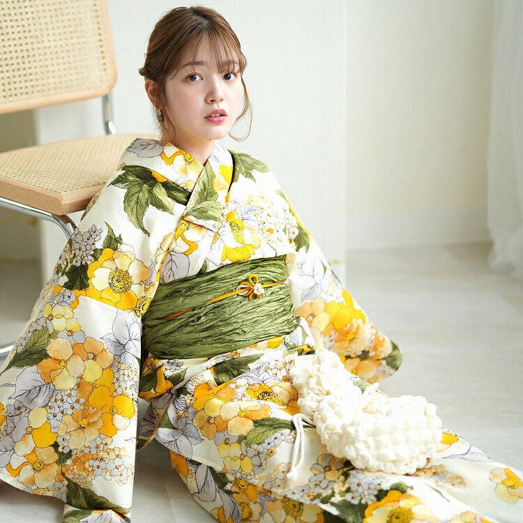 楽天市場 | utatane - 浴衣（イエロー系）