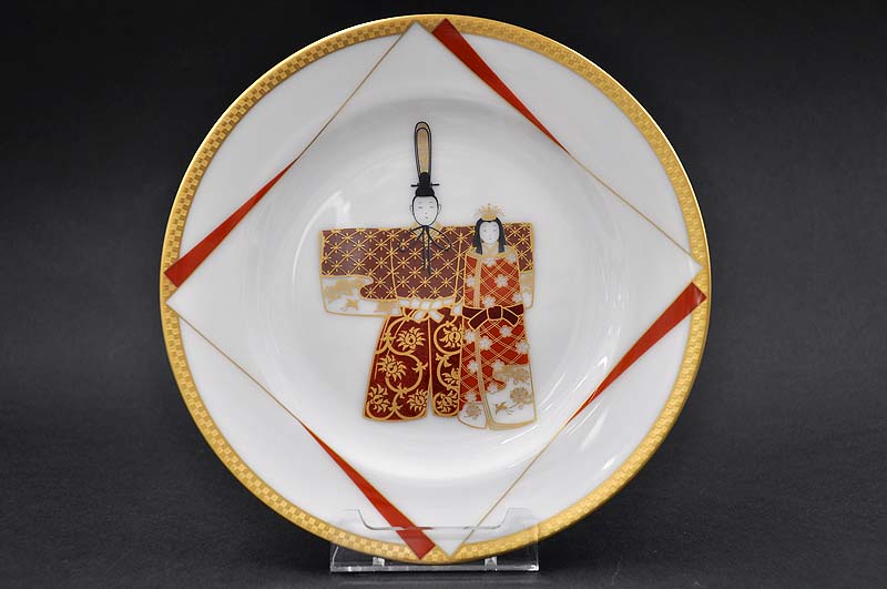 楽天市場】【送料無料】 大倉陶園飾り皿「雛祭(ひなまつり)」[皿立て