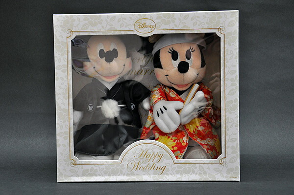 楽天市場】ディズニーキャラクターウェディングぬいぐるみミッキー