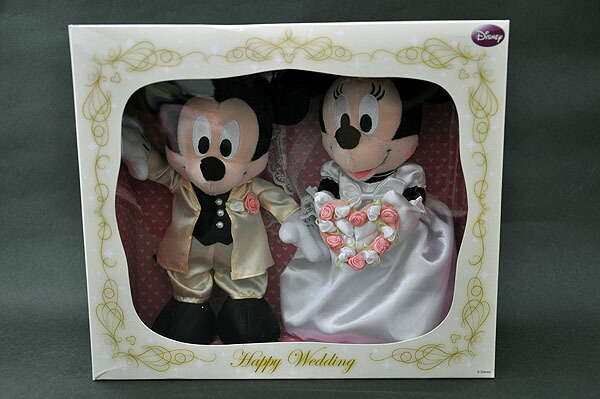 楽天市場】ディズニーキャラクターウェディングぬいぐるみミッキー