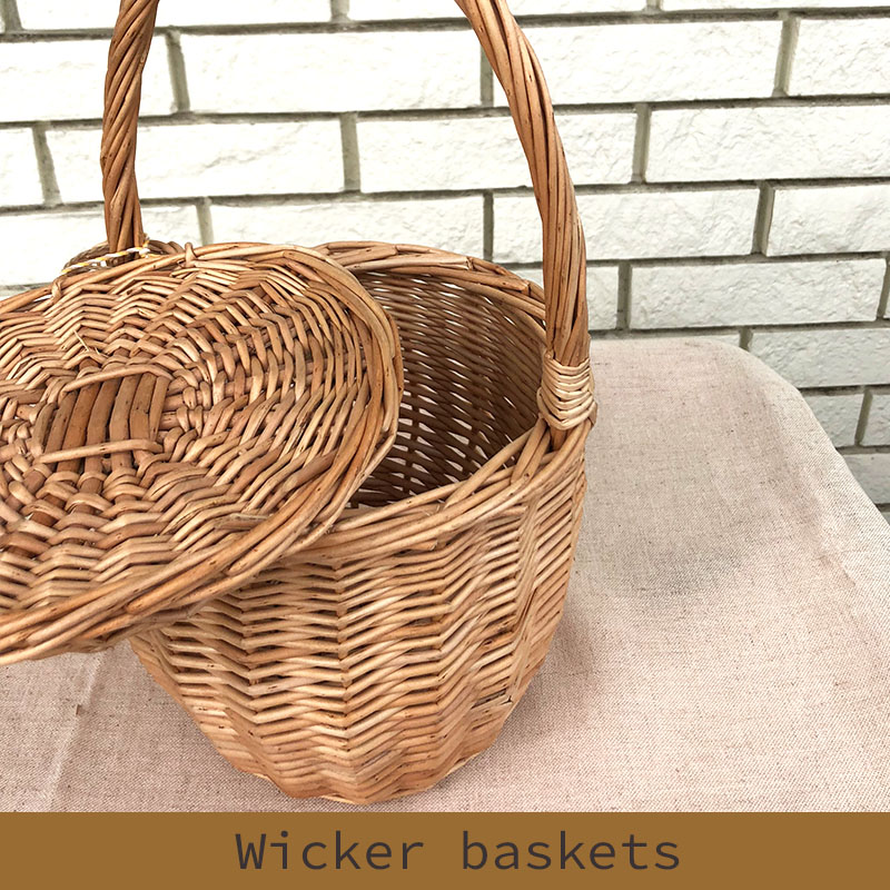 楽天市場】【バスケット】【 ウィッカーバスケットS】 【かご】【かご