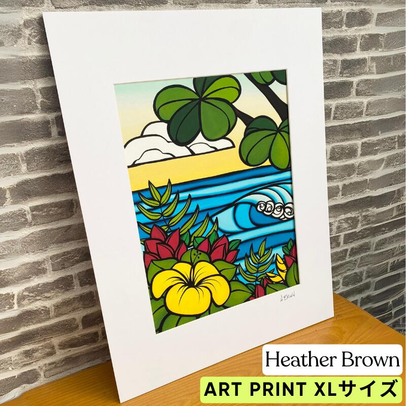 楽天市場】【ヘザーブラウン】【Heather Brown】ART PRINT XL HIBISCUS