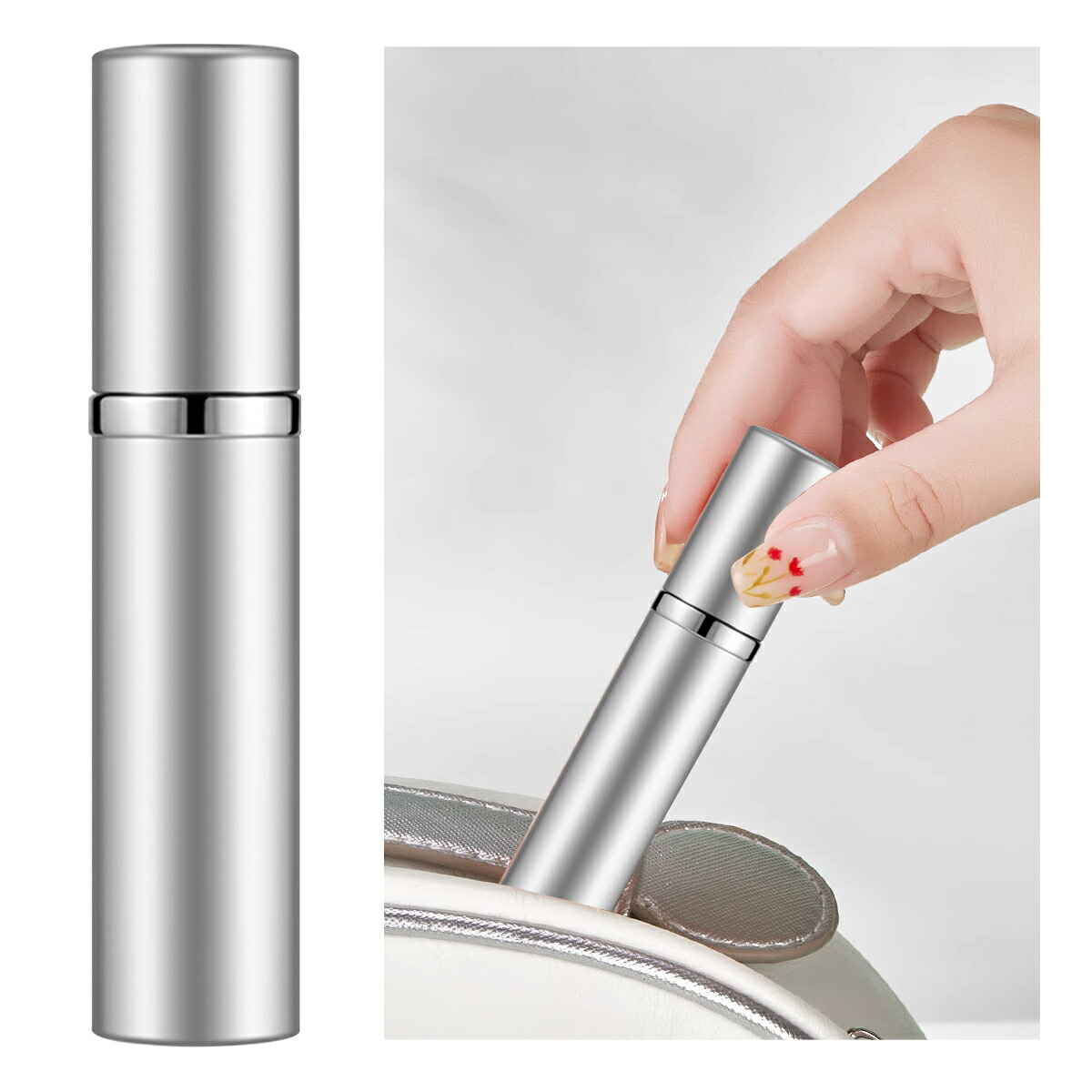 楽天市場】アトマイザー 【ワンタッチ補充・持ち運び便利】 香水