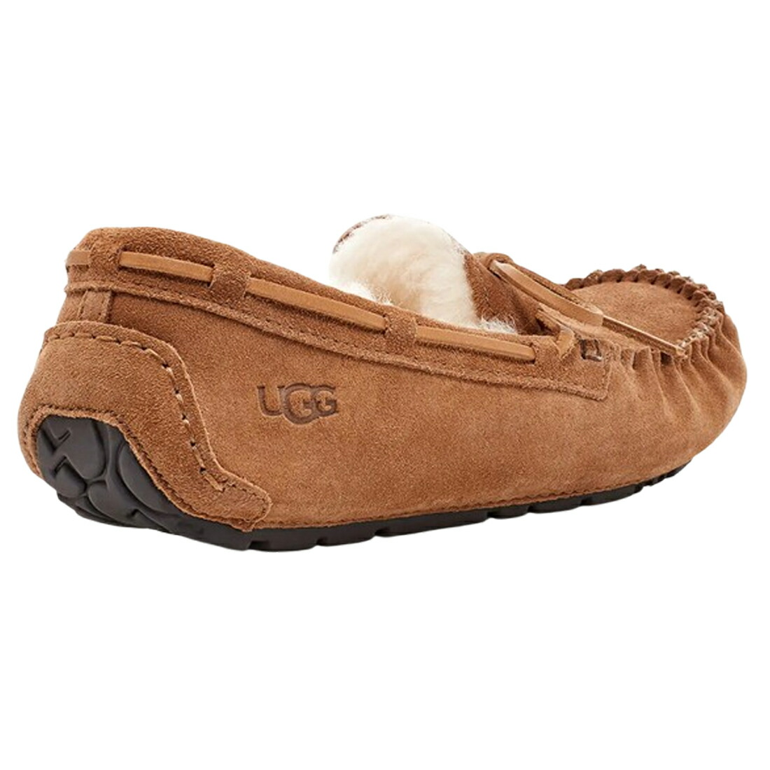 るるは UGG モカシン スウェード ムートン ローファー 24㎝ るるは UGG