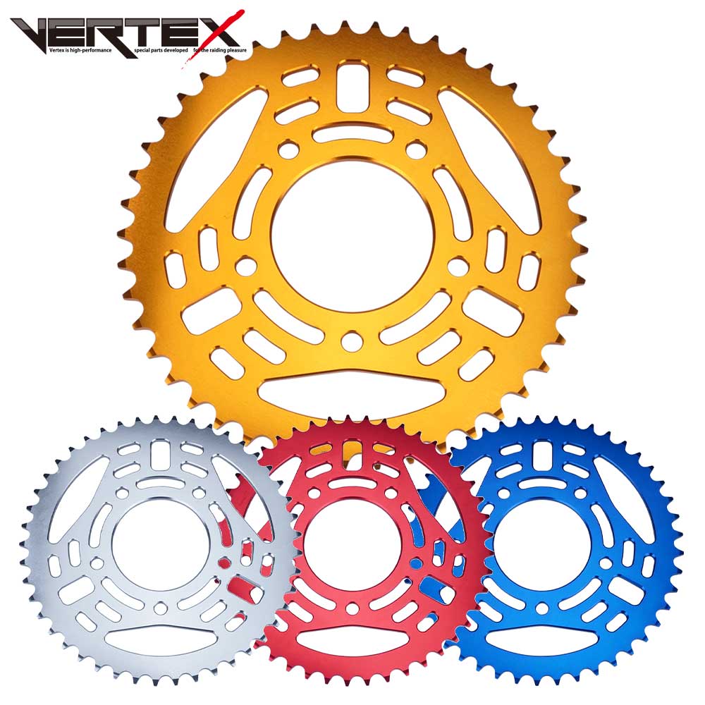 楽天市場】CBX400F リア スプロケット 520 45T レッド ブルー シルバー