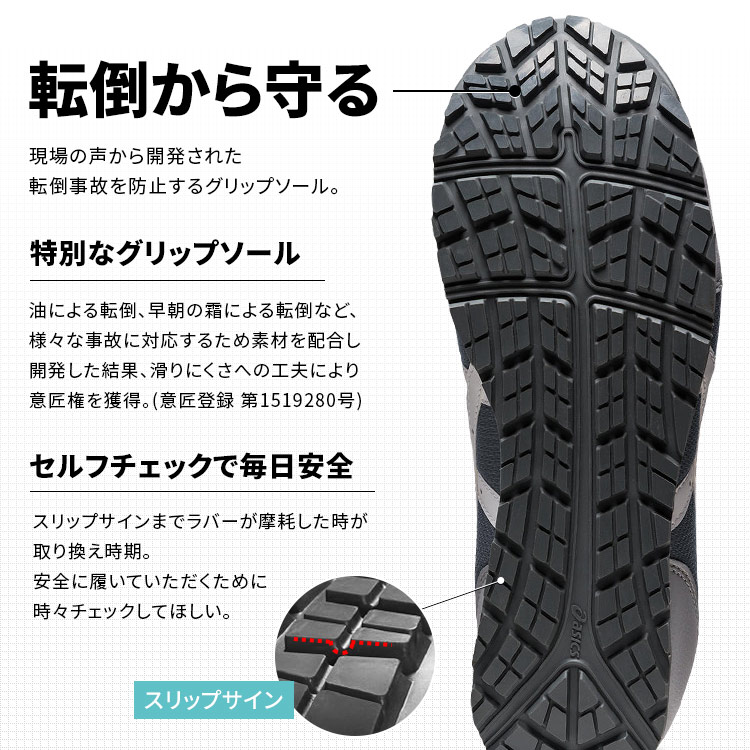 楽天市場】安全靴 アシックス 25.5〜27.0cm 作業靴 asics ウィンジョブ