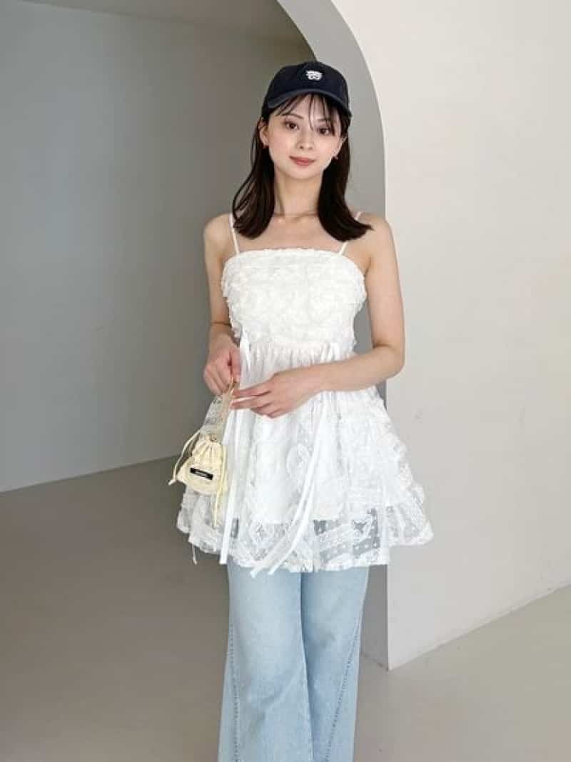 楽天市場】【SALE／50%OFF】チュールペプラムブラウス SNIDEL