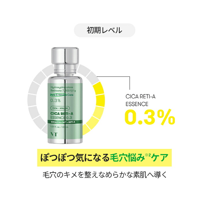 楽天市場】【VT公式】【 シカ レチA エッセンス 0.7 】 美容液 セラム