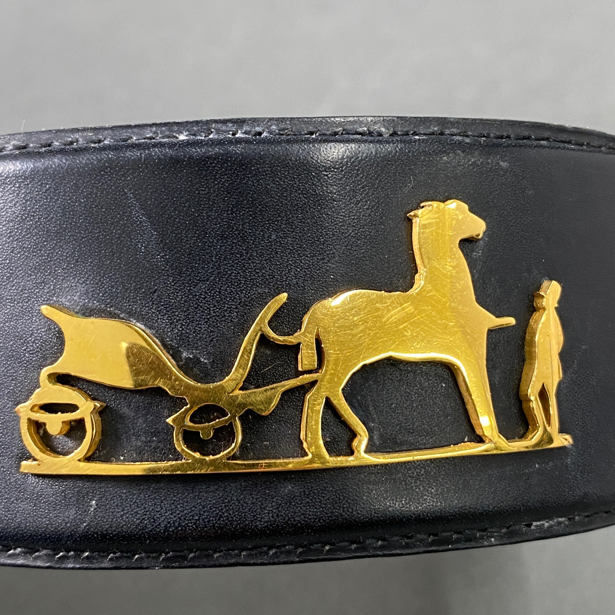 楽天市場】フランス HERMES エルメス 馬車ロゴ レザーベルト ブラック